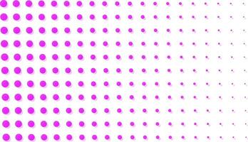 Pink Shaded Color Halftone Pattern Background Overlay vector