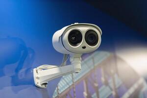 Surveillance in the form of friendly robots indoors photo