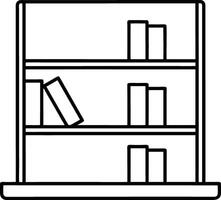 library shelf icon illustration vector