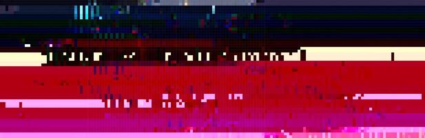 Trendy glitch pattern on dark background. Abstract geometric elements vector