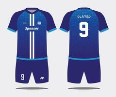 mockup Soccer football jersey seamless pattern texture design for sublimation vector
