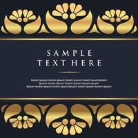 abstract Batik frame Design Pattern vector