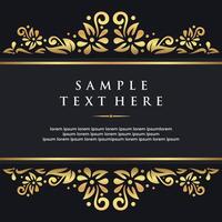 abstract Batik floral frame Pattern vector