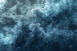 Ethereal Navy Dust Storm Effect Creating Dramatic Atmosphere photo