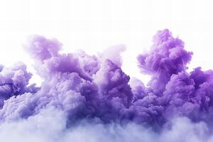 Abstract Lavender Clouds Form Dreamy Dust Cloud Landscape photo