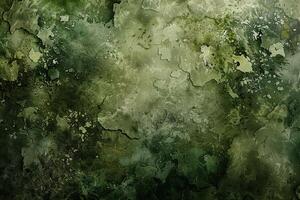 Olive Green Camouflage Texture with Military Pattern photo