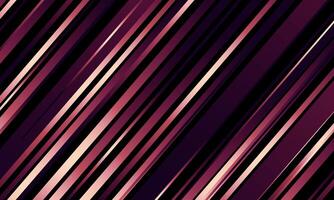 Abstract diagonal pink striped lines on dark background. vector