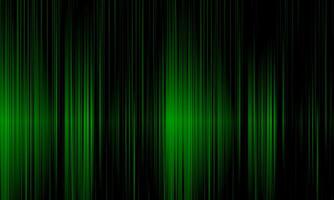 abstract color stripe vertical lines light on dark background. green shine on black. vector