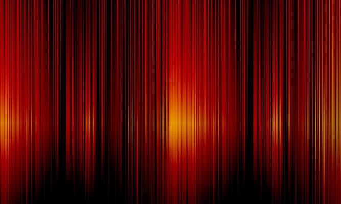 abstract color stripe vertical lines light on dark background. red shine on black.