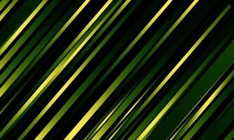 Abstract diagonal green striped lines on dark background. vector