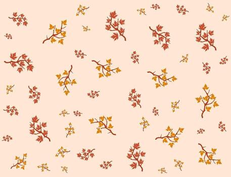 Leaf seamless pattern pro vector