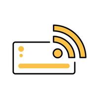 Internet and top up icon for mobile banking Flat design icon. vector