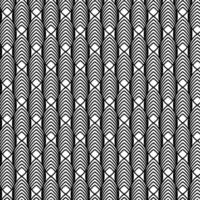 Art Deco Seamless Pattern With A Fish Scale Texture vector