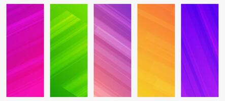 Modern colorful gradient background with lines vector