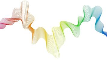 Abstract backdrop with wave gradient lines vector
