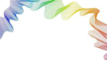 Abstract backdrop with wave gradient lines vector