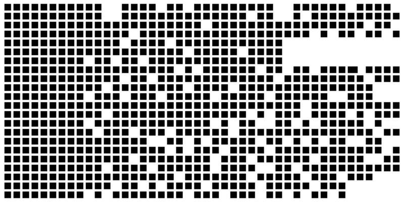 Pixel disintegration backgound design