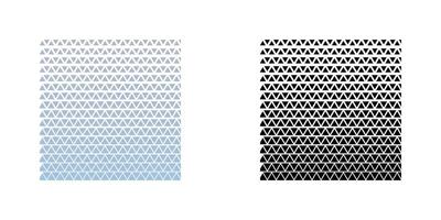 Halftone triangle background design premium vector