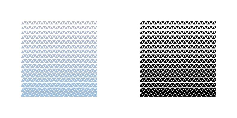 Halftone triangle background design premium