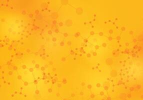 Medical concept with molecule pattern background. vector