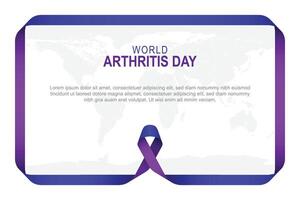 World Arthritis Day background. vector
