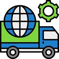 Logistics Icon Design vector