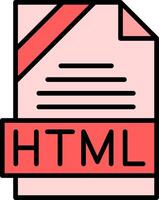 HTML Icon Design vector