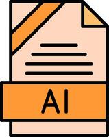 AI Icon Design vector