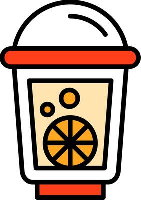 Lemonade Icon Design Symbol