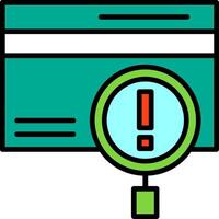 Fraud detection Icon Design Symbol vector