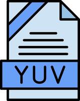 YUV Icon Design vector