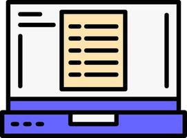 List Icon Design vector