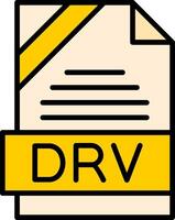 DRV Icon Design vector