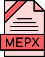 MEPX Icon Design vector