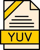 YUV Icon Design vector