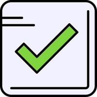 Checkmark Icon Design vector