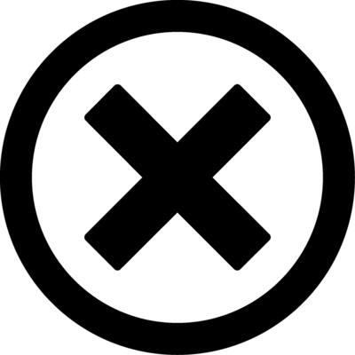 Crossmark Icon Design
