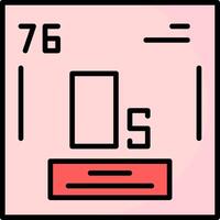 Osmium Icon Design vector