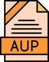 AUP Icon Design vector