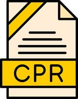 CPR Icon Design vector