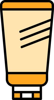 Sunscreen lotion Icon Design Symbol