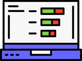 Statistics Icon Design vector