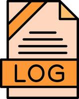 LOG Icon Design vector