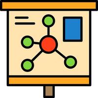 Mind Map Icon Design Symbol vector