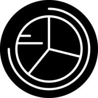 Pie chart Icon Design vector