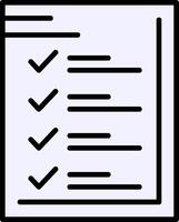 List Icon Design vector