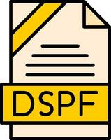 DSPF Icon Design vector