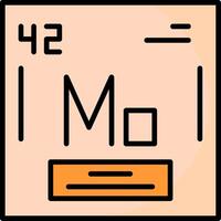 Molybdenum Icon Design vector
