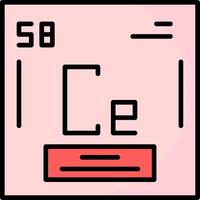 Cerium Icon Design vector