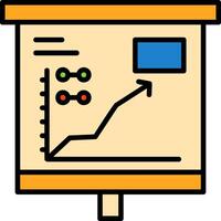 Upward Trend in Graph Icon Design Symbol vector